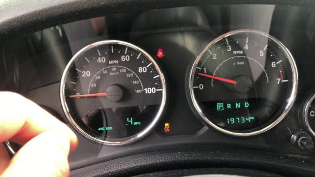 2013 jeep wrangler traction control light reset